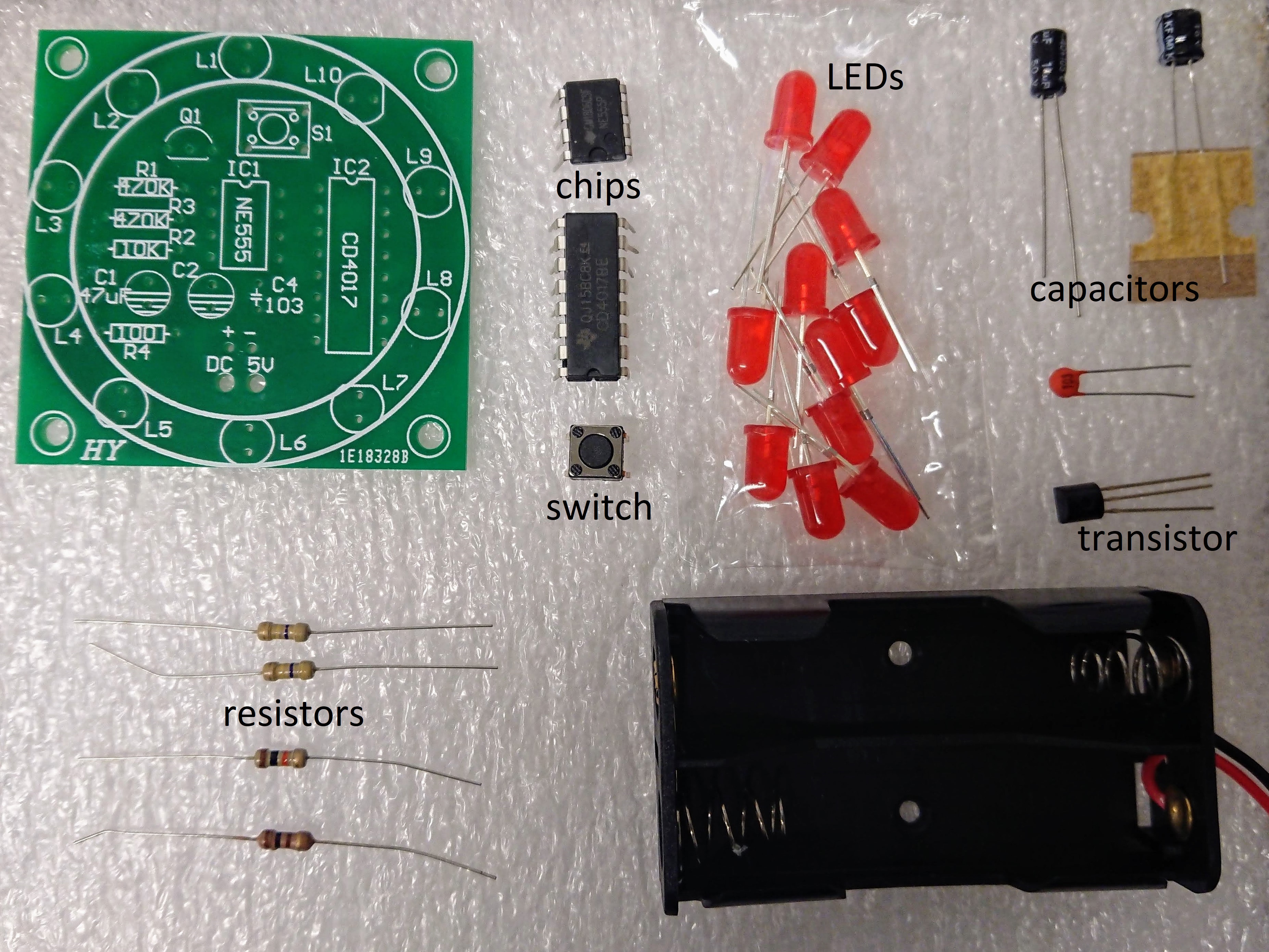 board and all components